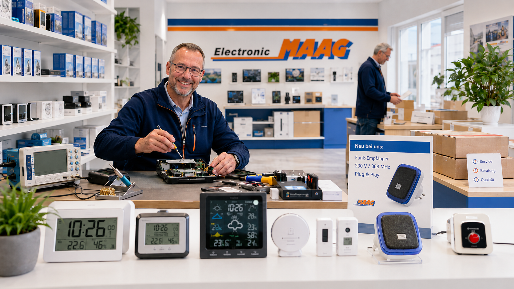 Maag Electronic Werkstatt, Elektronik-Service und Online-Shop Megashop365