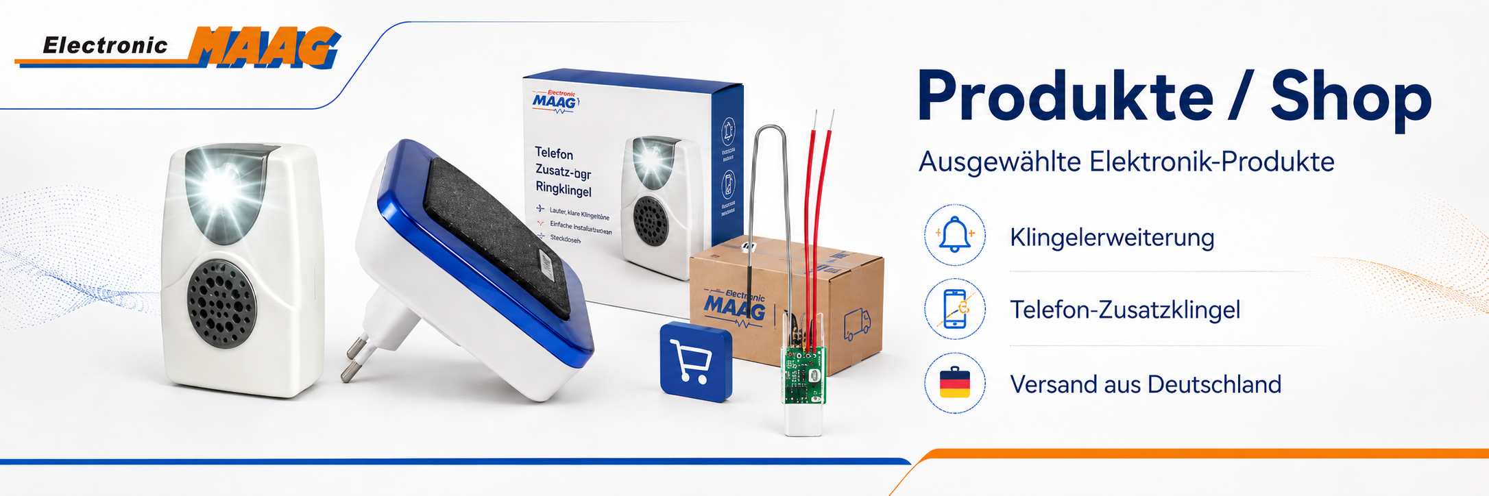 Elektronik Produkte und Online Shop von Maag Electronic