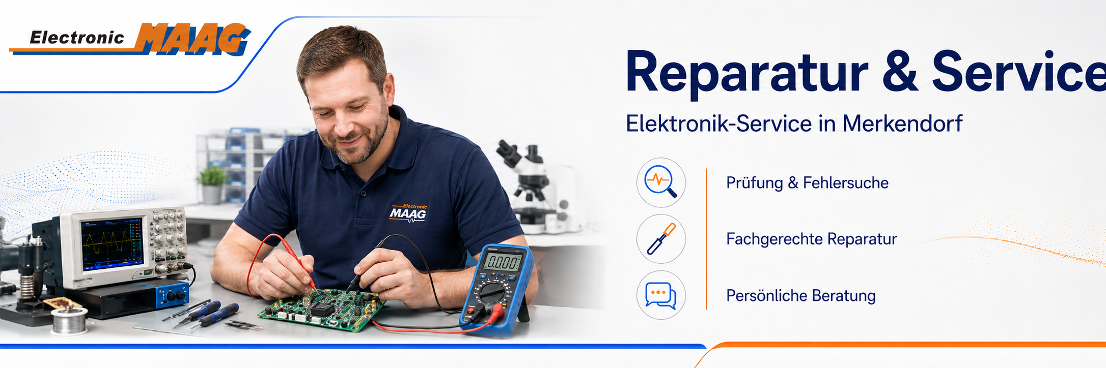 Elektronik Reparatur und Service bei Maag Electronic in Merkendorf